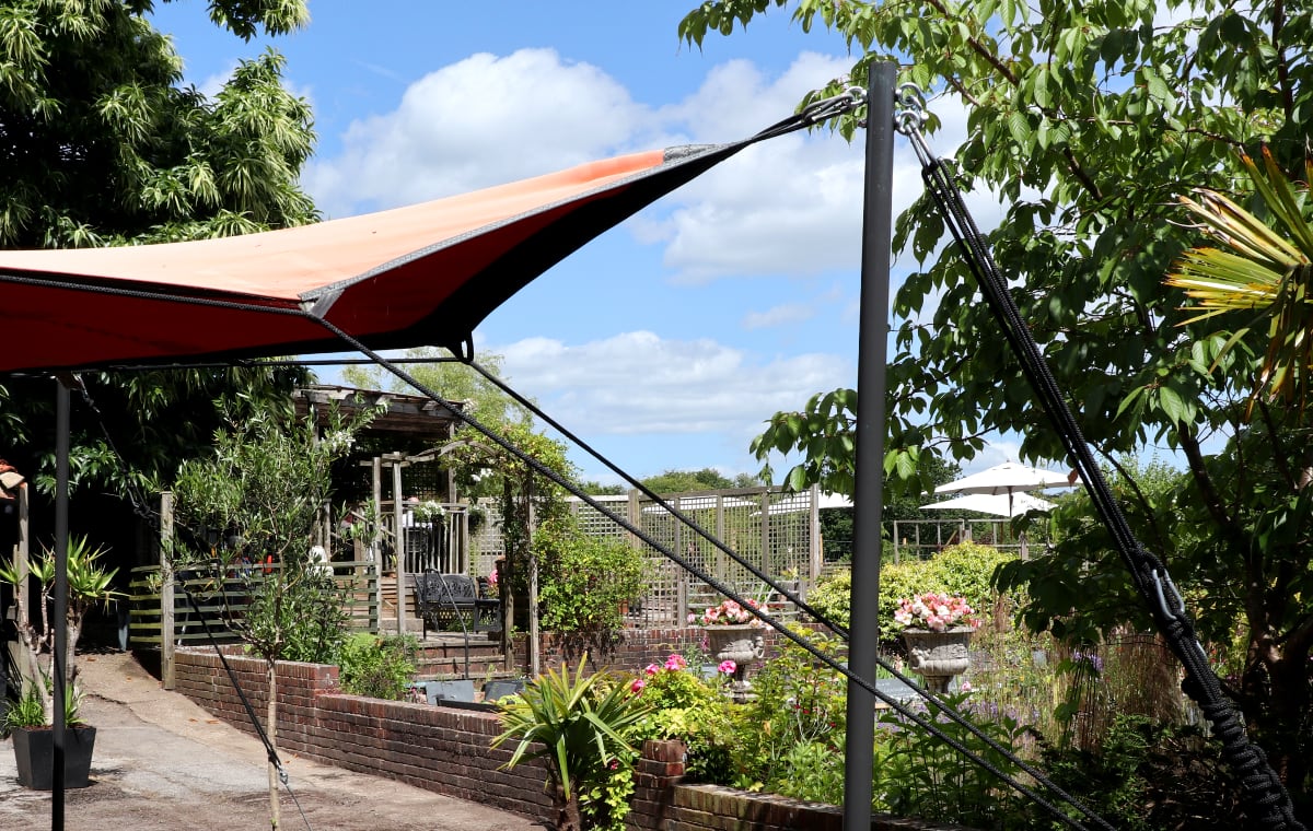 The view across Babylon from the courtyard