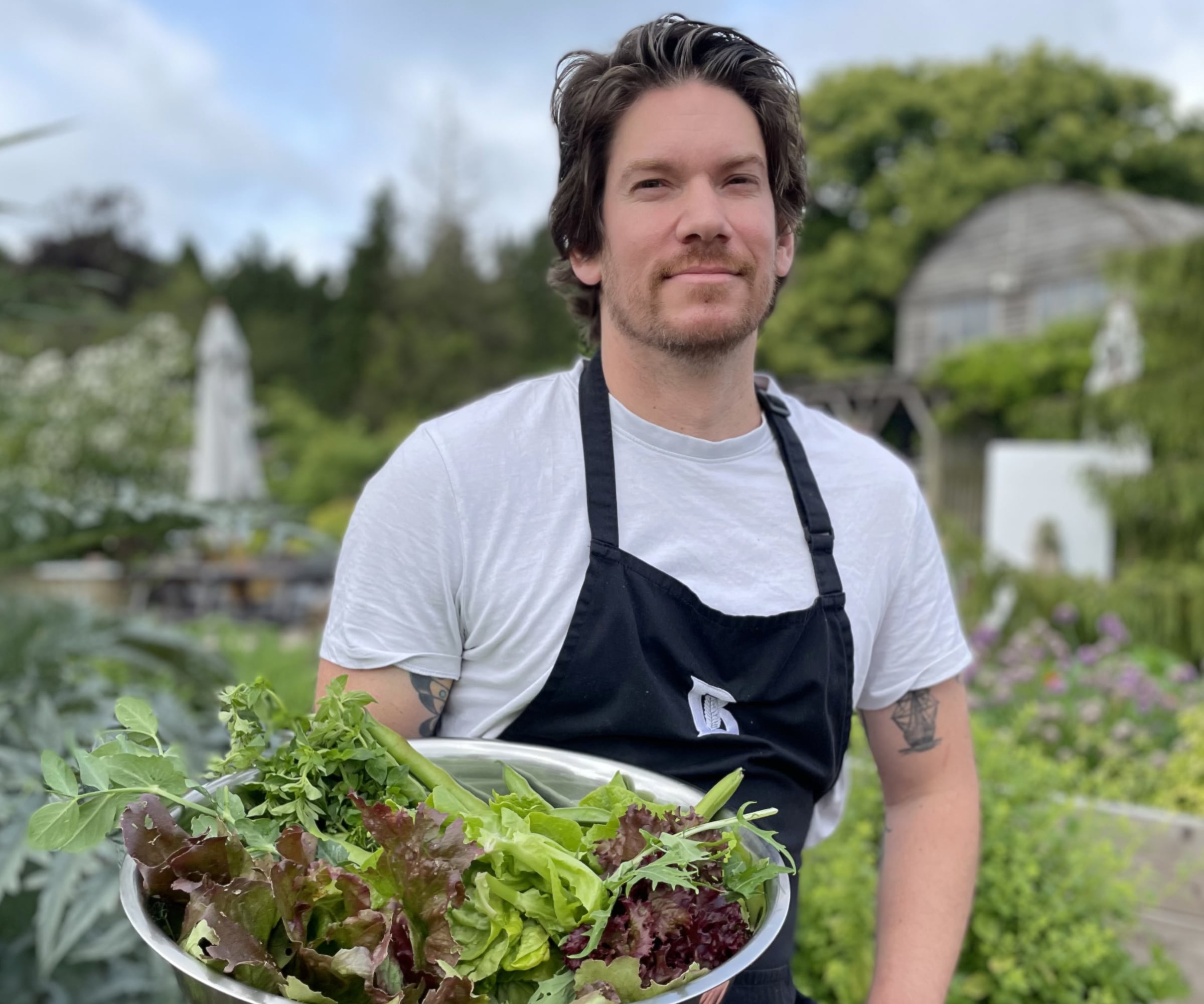 Alex in the Kitchen Garden